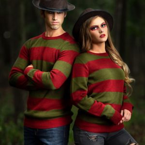 Striped Nightmare On Elm Street Freddy Sweater