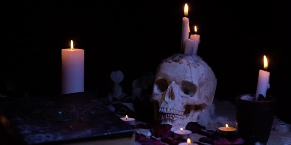 Skull Candles for that Halloween Glow