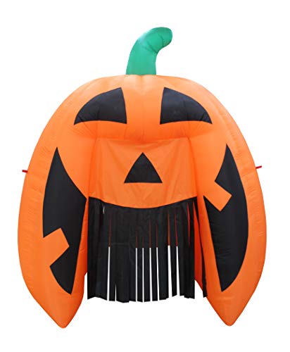 8 Foot Halloween Inflatable Pumpkin Monster Archway